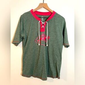NHL Minnesota Wild Athletic Equipment Shirt Women Size XL 16/18 Lace Up